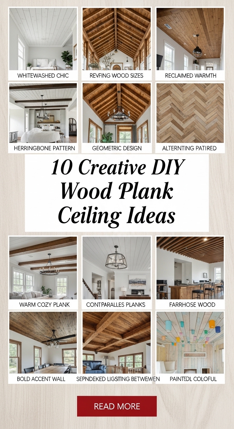 10 Creative DIY Wood Plank Ceiling Ideas - Soft Soul Diaries