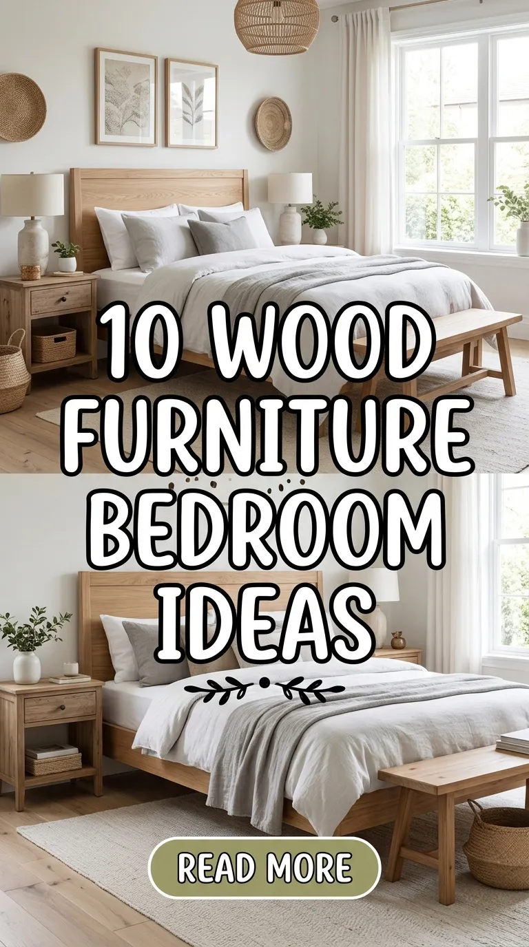 10 Wood Furniture Bedroom Ideas - Soft Soul Diaries